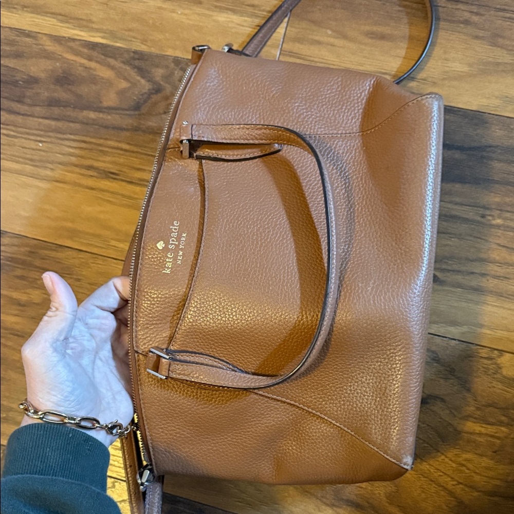 Kate Spade Tan Leather Shoulder Bag